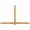 Ekena Millwork Eugene Rough Sawn Timber Gable Bracket, Western Red Cedar, 84"W x 53"H x 4"D x 4"F, 15/12 Pitch GBW084X53X0404EUG00RWR - alternate 1